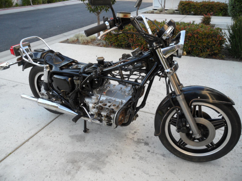 stripped down 1981 Gold Wing